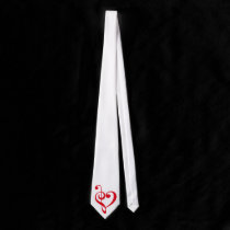 I Heart Music Red Tie ties