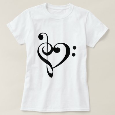 I heart music shirt