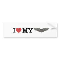 I Heart my AF Pilot Bumper Stickers