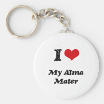 I Heart My Alma Mater Key Chain