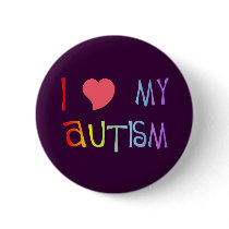 I Heart My Autism Buttons