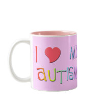 I Heart My Autism Mugs