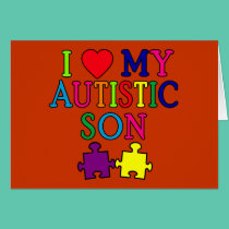 I Heart My Autistic Son cards