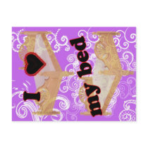 I Heart My Bed postcards by incurablehippie I Heart My Bed postcards