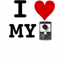 I Heart My Blackberry tshirt -