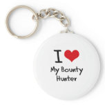 I heart My Bounty Hunter Keychains