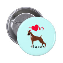 I Heart My Boxer Pin