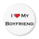 I (heart) my boyfriend Magnet