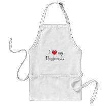 I heart my Boyfriends aprons by teezyou I heart my Boyfriends aprons
