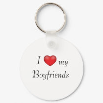I heart my Boyfriends keychains by teezyou I heart my Boyfriends keychains
