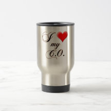 I "heart" My C.O. Mug