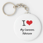 I heart My Careers Adviser Key Chains