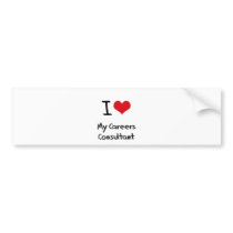 I heart My Careers Consultant Bumper Stickers