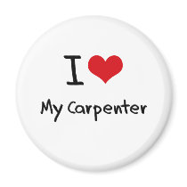 I heart My Carpenter Magnets