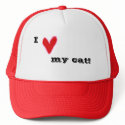 I Heart My Cat! hats