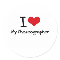 I heart My Choreographer Stickers
