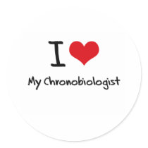 I heart My Chronobiologist Sticker