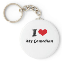 I heart My Comedian Key Chains