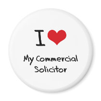 I heart My Commercial Solicitor Fridge Magnet