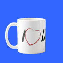 I heart   my Dad mugs