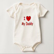 I Heart My Daddy Crawler t-shirts