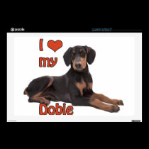 I heart my doberman skins