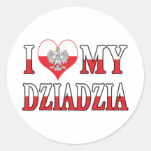 I Heart My Dziadzia Sticker