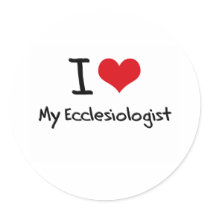 I heart My Ecclesiologist Stickers
