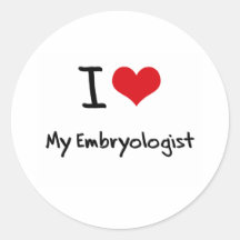 I heart My Embryologist Sticker