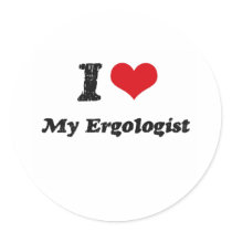 I heart My Ergologist Stickers
