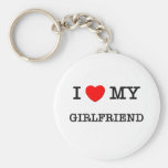 I Heart My GIRLFRIEND Keychains