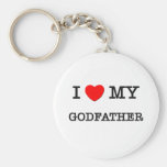 I Heart My GODFATHER Keychain