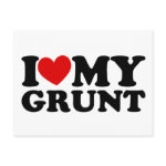 I "Heart" My Grunt Postcards