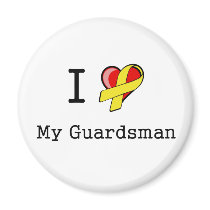 I Heart My Guardsman Magnet