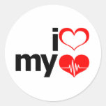 I Heart My Heart Sticker