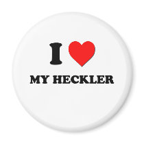 I Heart My Heckler Refrigerator Magnets