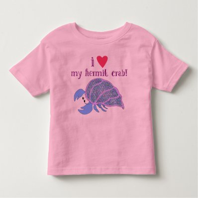 I heart my hermit crab shirts