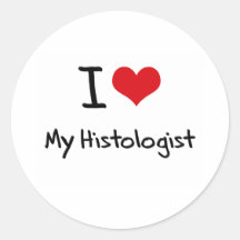 I heart My Histologist Sticker