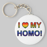 'I (Heart) My Homo!' keychain keychains