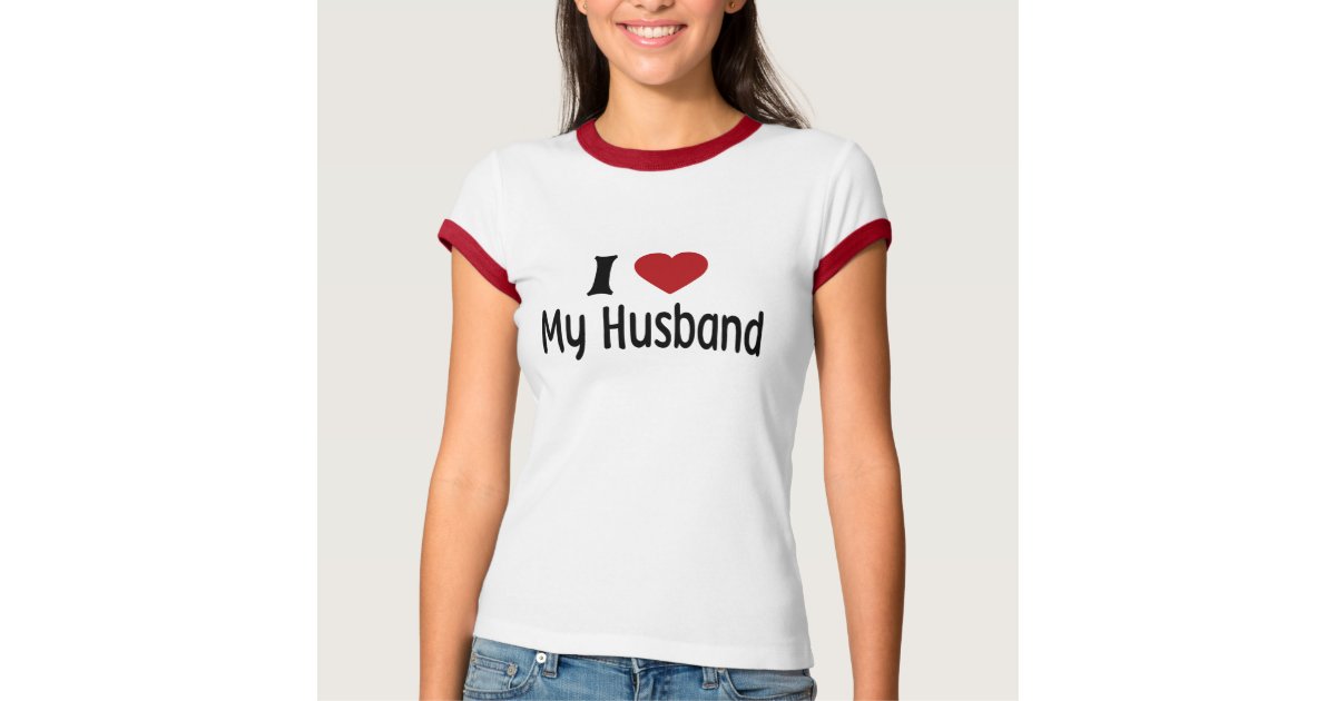 i heart my husband t shirt