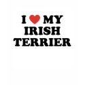 I Heart Meine Irish-Terrier T-Shirt shirt
