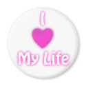I Heart My Life magnets by ginismagic I Heart My Life magnets