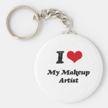 I heart My Makeup Artist Key Chains