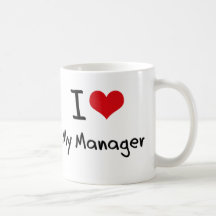 I heart My Manager Coffee Mug