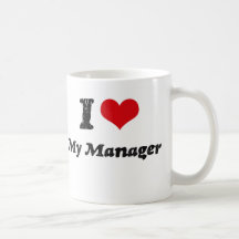I heart My Manager Mug
