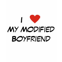 I Heart My Modified Boyfriend t-shirts