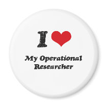 I heart My Operational Researcher Magnets