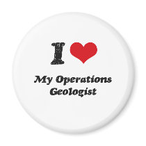 I heart My Operations Geologist Magnet