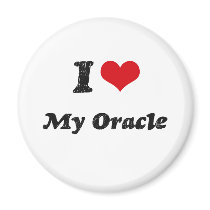 I heart My Oracle Refrigerator Magnets