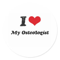 I heart My Osteologist Sticker